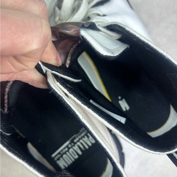 Palladium Revolt Hi Tx Sneaker Combat Boots S3 Star White Womens Size 6.5 - Picture 15 of 16